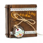 Cutie Traditionala lemn - 4 specialitati miere